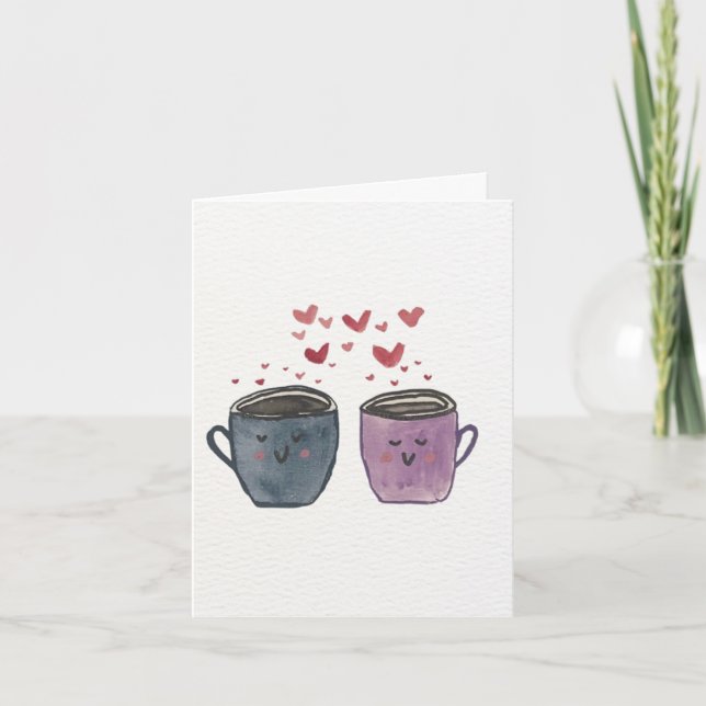 Cartão De Agradecimento Best-Tea Galentine's/Valentine's Day Card (Frente)