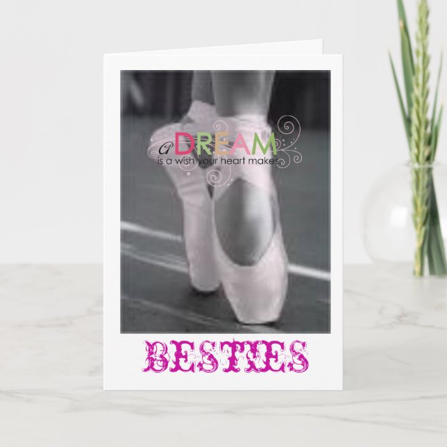 Cartão De Agradecimento Besties (Frente)