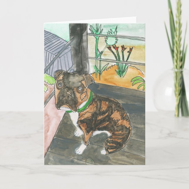 Cartão De Agradecimento Bev the Pup Card (Pup Card) (Frente)