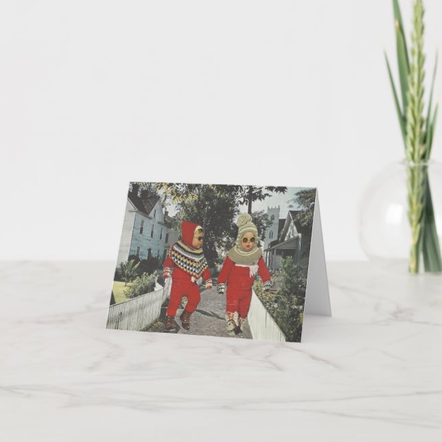 Cartão De Agradecimento BFF Babies - (Frente)