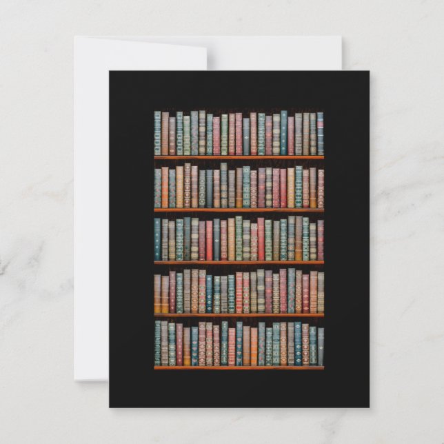 Cartão De Agradecimento Biblioteca (Frente)