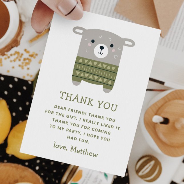 Cartão De Agradecimento Bicho de ovelha engraçado. fazenda zoológico do an (Criador carregado)