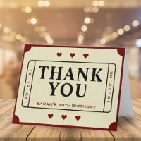 Bilhete de Cinema do Retro Theater Stub 50º aniver