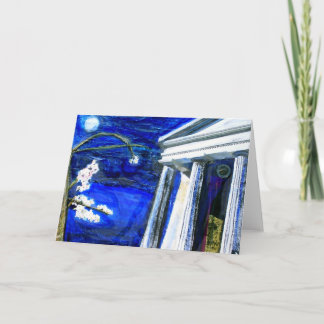 Cartão De Agradecimento blank card featuring original artwork