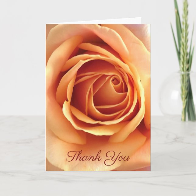 Cartão De Agradecimento Blank Thank You Card (Frente)