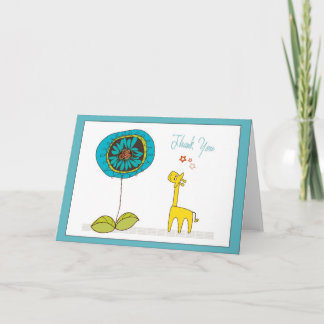 Cartão De Agradecimento blank thank you card