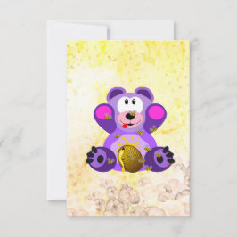 Cartão De Agradecimento Blauer Honig Bär