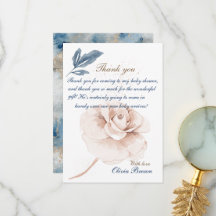 Blooms Whimsical: Elegante Chá de fraldas de Aquar