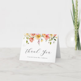 Cartão De Agradecimento Blossom and Honey Thank You Note Card