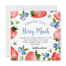 Blueberry e Strawberry Obrigado