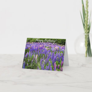 Cartão De Agradecimento Bluebonnets Blue Flowers Texas Birthday Floral Tha