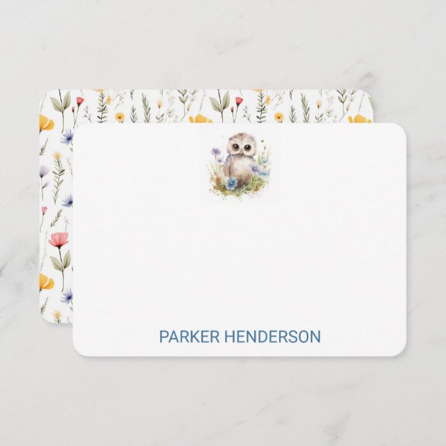 Cartão De Agradecimento Boca-Cola-Água-Cachorro-Bebê (Frente/Verso)