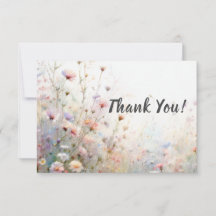 Boho Aquarela Floral de Flores Silvestres Personal