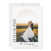 Boho Arch Foto de Casamento Obrigado