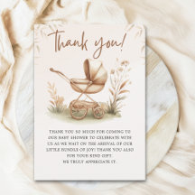 Boho Chic Baby Stroller Neutral Baby Shower