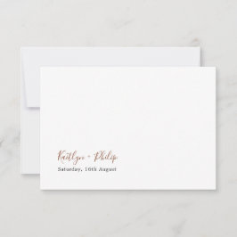 Cartão De Agradecimento Boho Earthy Botânica Elegante Ivory