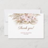 Boho Palm Seco Pampas Grama Orquídea Rosa Pintada