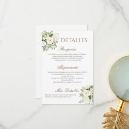 Cartão De Agradecimento Boho Wedding Details in Spain