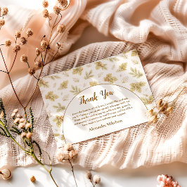 Cartão De Agradecimento Boho Woodland Wild One Birthday