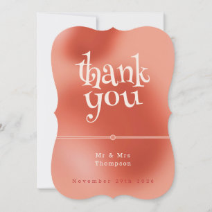 Cartão De Agradecimento Bolhas de Amor: Casamento de Contos de Fada