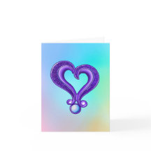 Bonito Coração Roxo