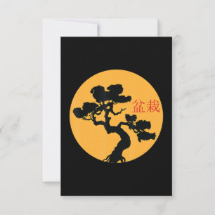 Cartão De Agradecimento bonsai jardineiro japonês bonsai
