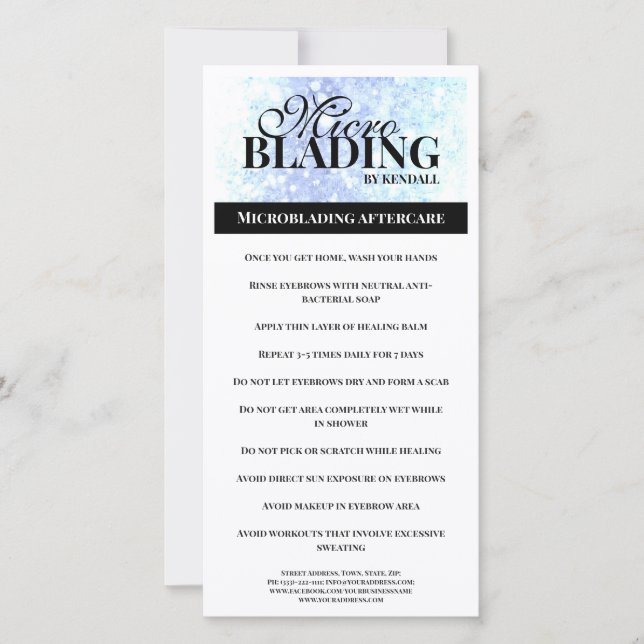 Cartão De Agradecimento Borboleta Óculos Após Cuidados Simples (Frente)