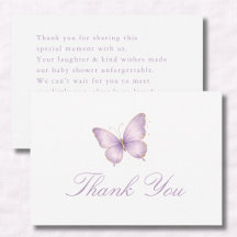 Borboleta Roxa Pequena no Caminho Chá de Bebê