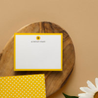 Borda Amarela Sunflower Personalizada Obrigado