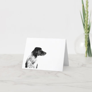Cartão De Agradecimento Border Collie Thank You Card