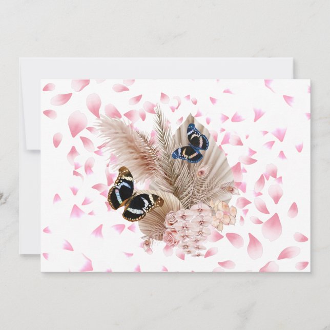 Cartão De Agradecimento Bouquet floral blooming garden (Frente)