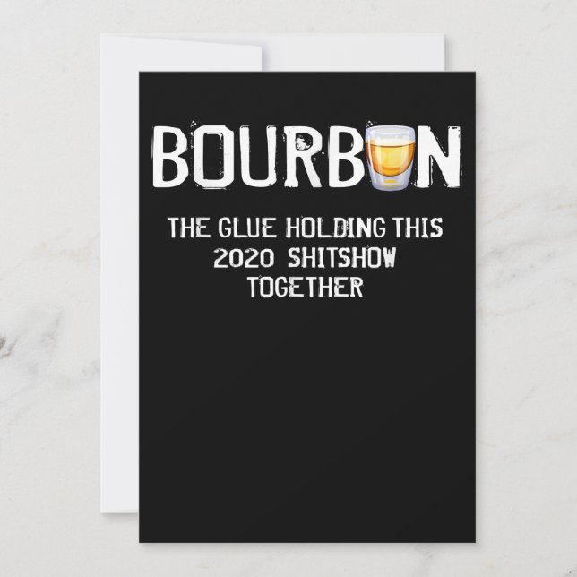 Cartão De Agradecimento Bourbon, O Colo Que Segura Este Shitshow De 2020 (Frente)