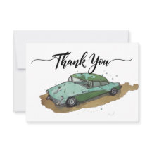 Boys birthday party with two toned sedan