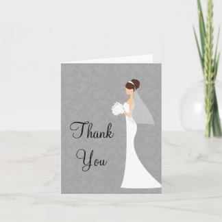 Cartão De Agradecimento Bridal Shower Thank You Card