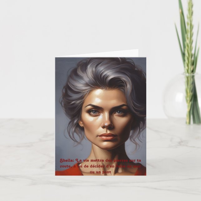 Cartão De Agradecimento Briller Malgré Tout, carte pour tous (Frente)