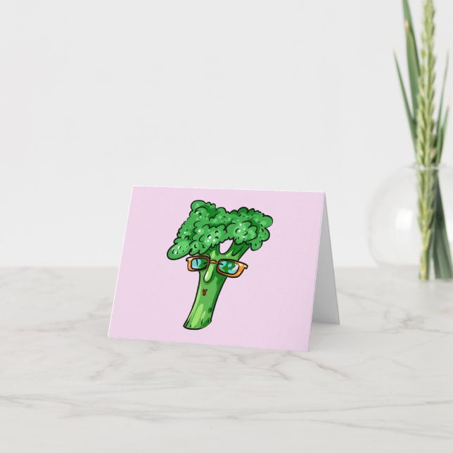 Cartão De Agradecimento Broccoli (Frente)
