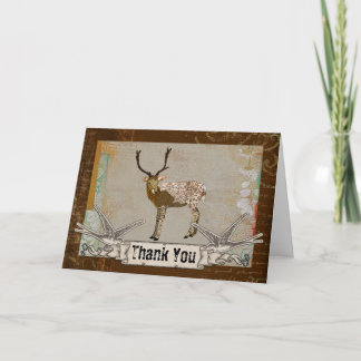 Cartão De Agradecimento Bronze Buck Thank You Card