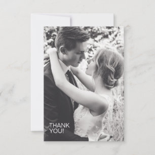 Cartão De Agradecimento Brown Rustic Chic Wedding