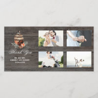 Burgundy Floral Barrel Rustic Obrigado Casamento