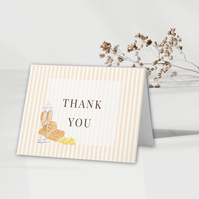 Cartão De Agradecimento Butter Together Bridal Shower Thank You Card  (Criador carregado)