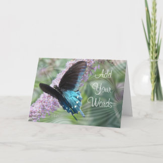 Cartão De Agradecimento Butterfly Beauty-customize