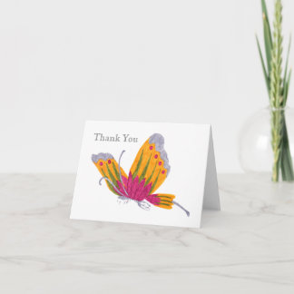 Cartão De Agradecimento Butterfly Thank You Card