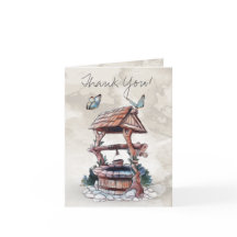 BUTTERFLY WISHING WELL THANK YOU