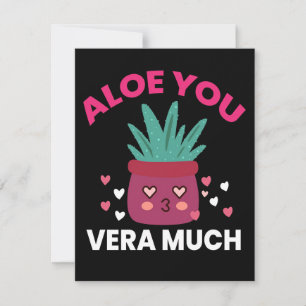 Cartão De Agradecimento Cactus Aloe Você Vera Muito