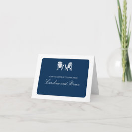 Cartão De Agradecimento Cadeiras Adirondack Obrigado