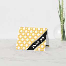 Cartão de Agradecimento Café Amarelo Assortido Bol