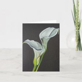Cartão De Agradecimento Calla Lily Card