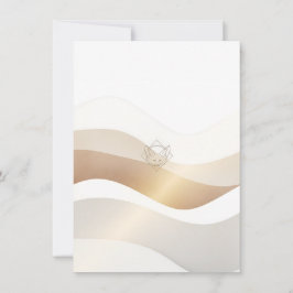 Cartão De Agradecimento Calm Desert Waves com Fennec Essence | Se Mínimo