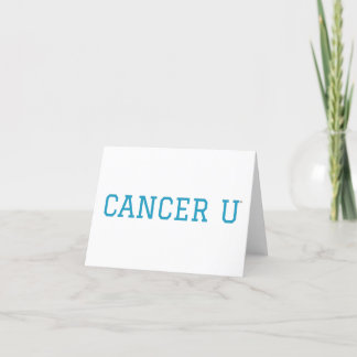 Cartão De Agradecimento Cancer U Notecards