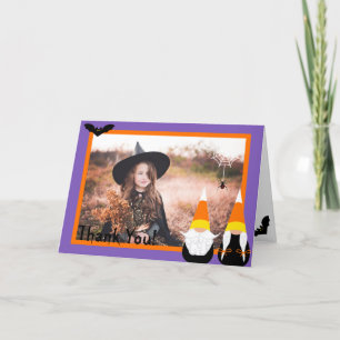 Cartão De Agradecimento Candy Corn Gnomos